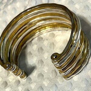 Robert Lee Morris Gold and Silver Bracelet Set